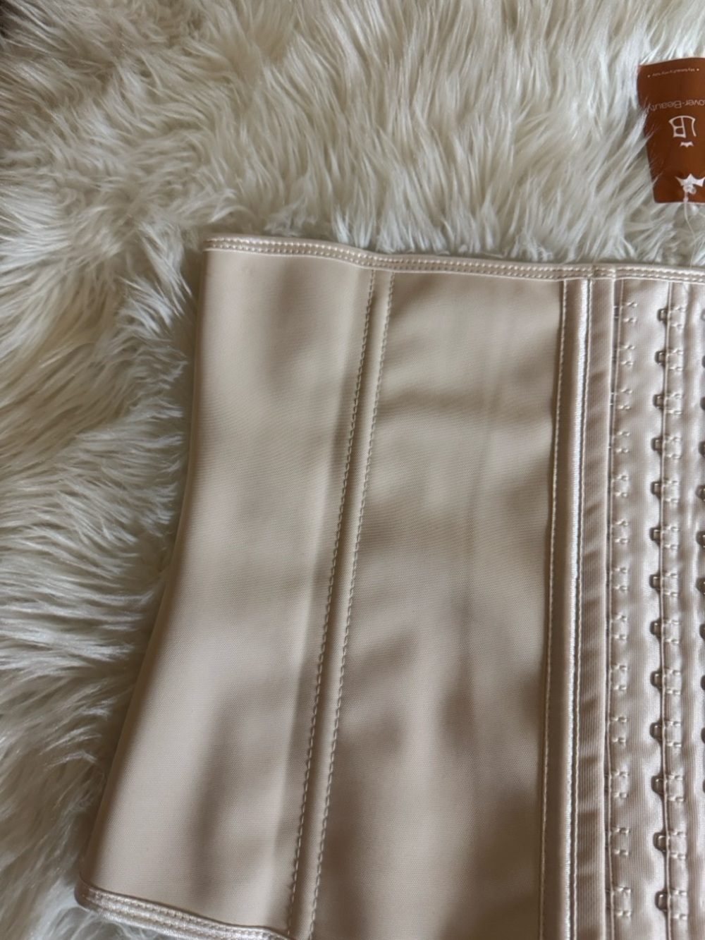 Lover-Beauty nude color waist trainer with boning Size Large New with tag - Picture 5 of 15